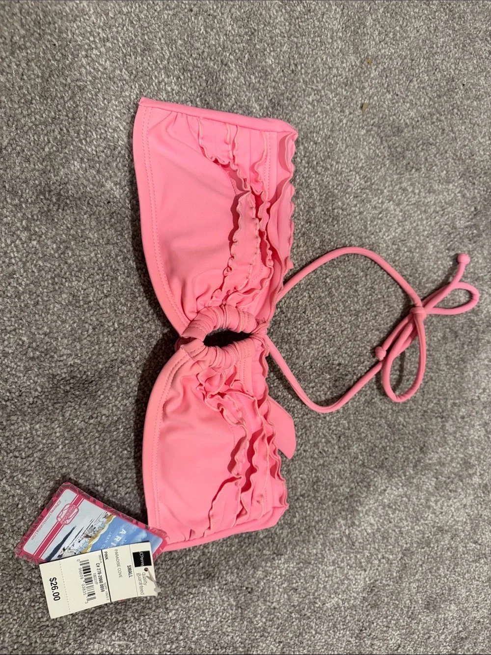 Girls' Pink Ruffle Bikini Two-Piece Swimsuit